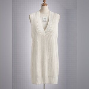 Abercrombie & Fitch Cream Knit Tunic